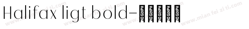 Halifax ligt bold字体转换